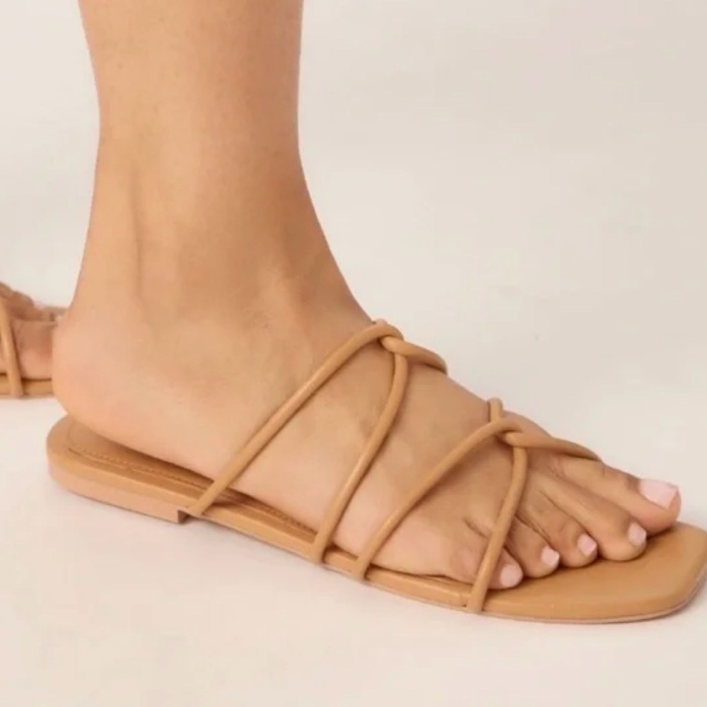 Maeve Tan Women's Leather Sandals